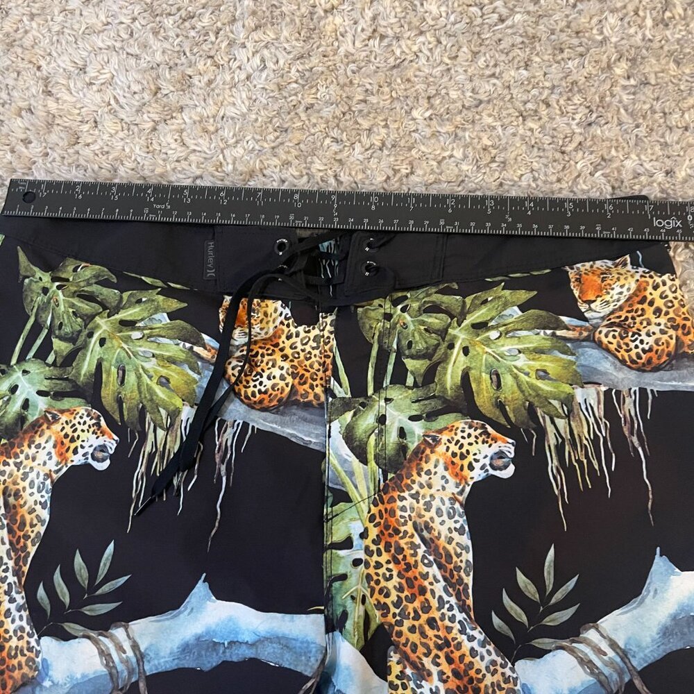 Hurley Phantom Jaguar Print Board Shorts Size 32 Surf Swim - Picture 5 of 10